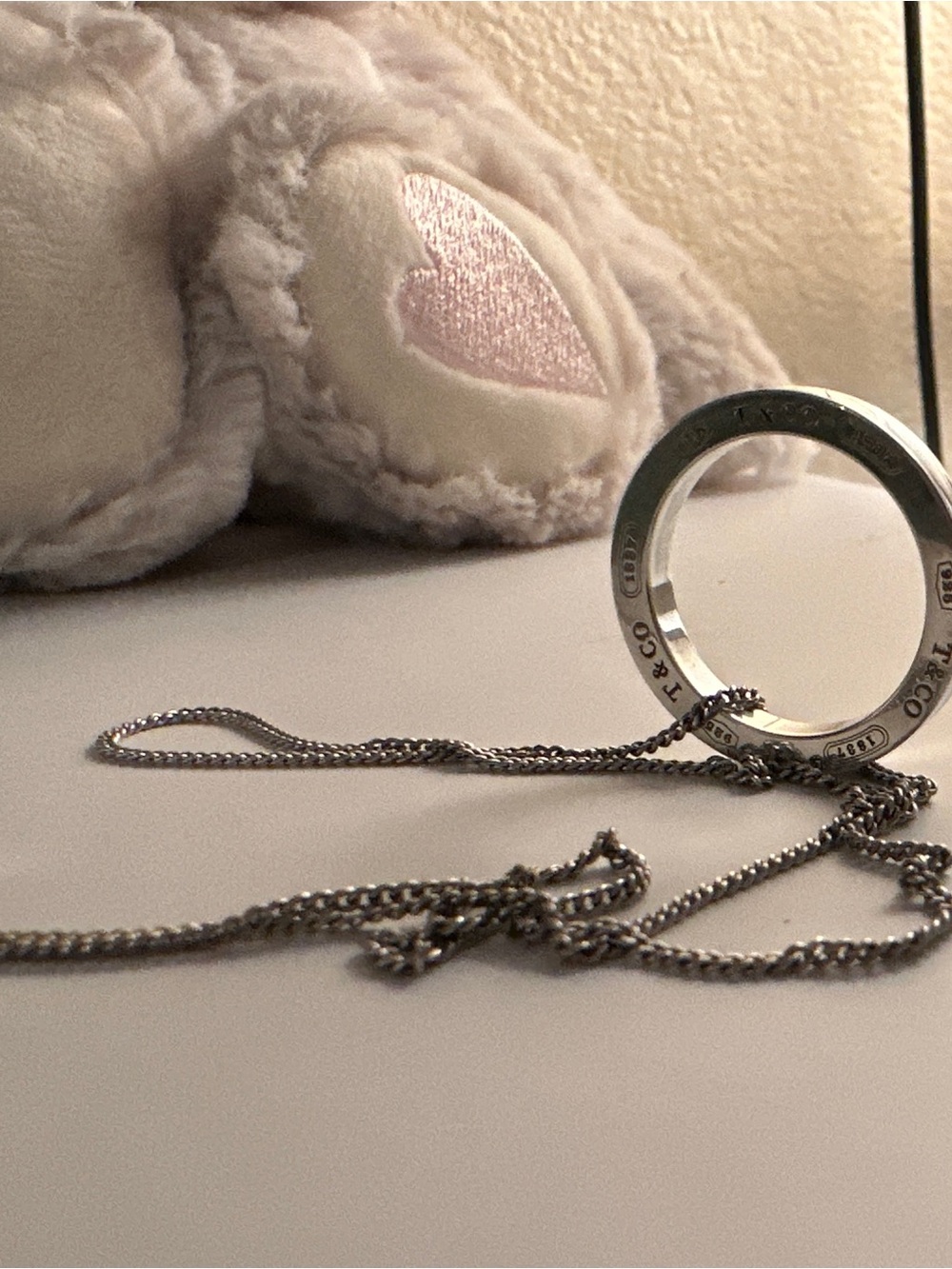 Tiffany & Co. 1837 Open Circle Pendant Necklace - Picture 3 of 8